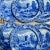 Early 19th Century Spode 'Bridge of Lucano' Blue Transferware Dinner Plates Circa 1820 Set/6 For Sale - Image 5 of 13
