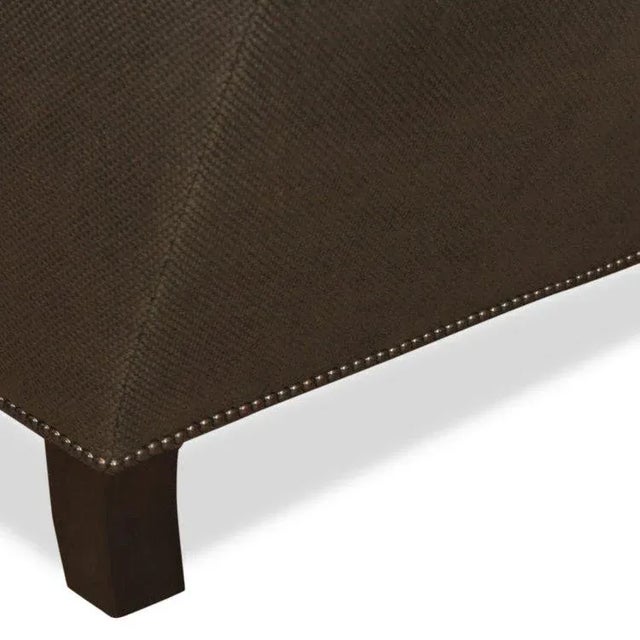 Wood Pair of Custom De Angelis Ltd With De Le Cuona Inc Upholstery For Sale - Image 7 of 7