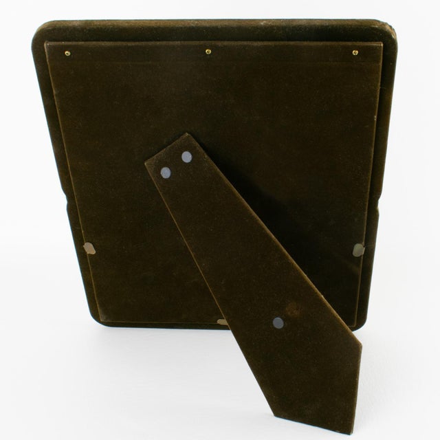 1970s Noel BC Chrome and Brass Picture Frame, Italy circa 1970 For Sale - Image 5 of 9