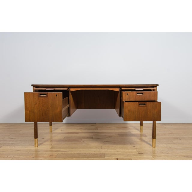 Mid-Century Teak Desk by Sten Blomberg for Seffle Möbelfabrik, Sweden, 1960s For Sale - Image 11 of 18