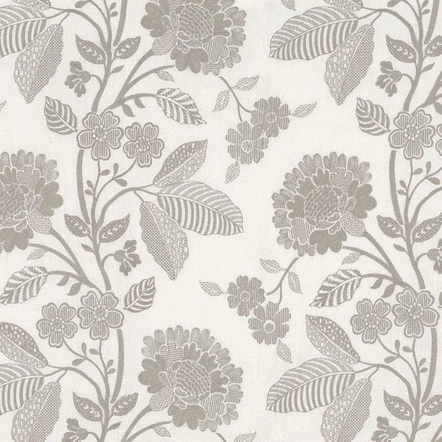 Sample - Schumacher Elspeth Fabric in Dove For Sale