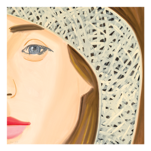 Alex Katz, Straw Hat 1, 2022, Archival Pigment Print