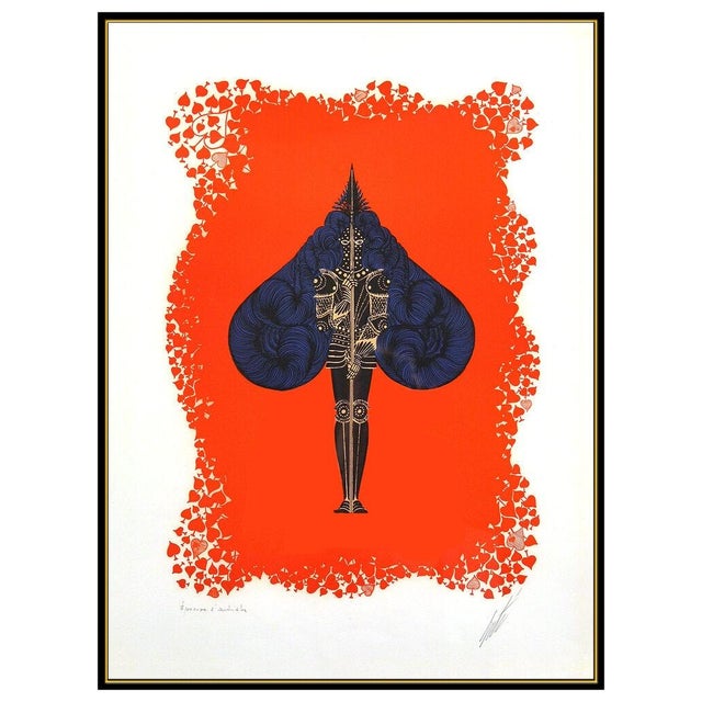 Message us to inquire about custom framing options! (Included for free with every purchase) The artwork here, "Spade", is...