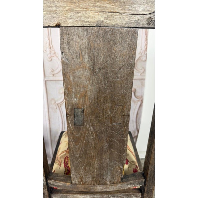 Set of 8 Rustic English Arts & Crafts Dining Chairs For Sale - Image 18 of 18