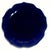 1980s Rich Cobalt Porcelain Lotus Dessert or Side Plates Attributed to Lillian Venon Japan - Set of 6 For Sale - Image 5 of 7