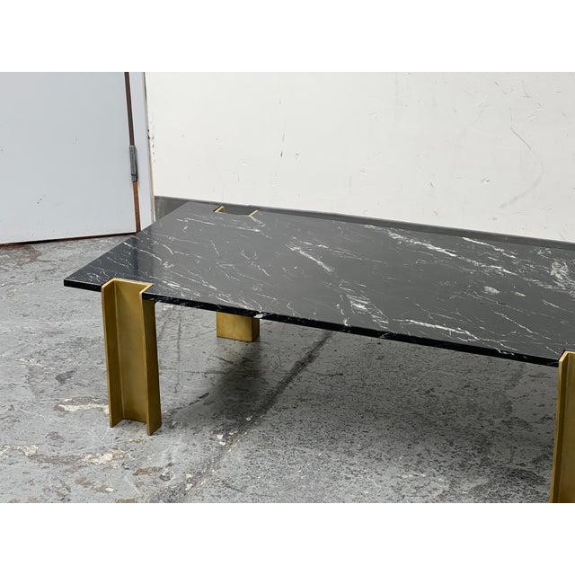 Cb2 Alcide Rectangular Marble Coffee Table | Chairish