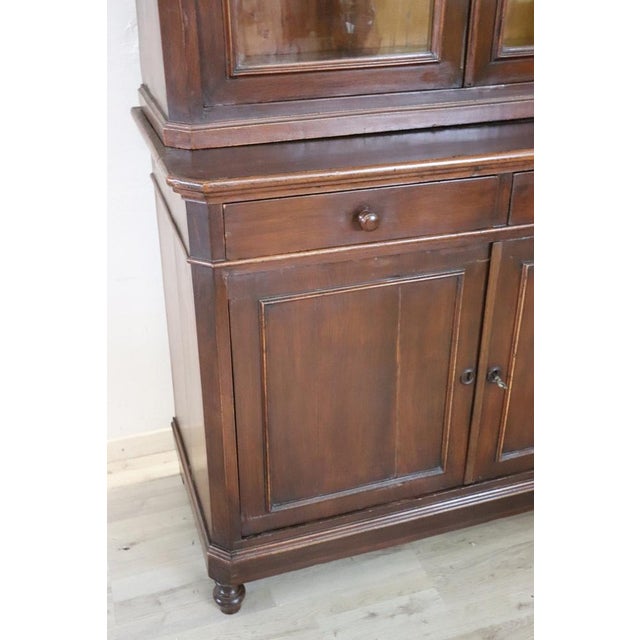 Antique Mid 19th Century Sideboard in Walnut Veneer For Sale - Image 11 of 17