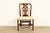 English Baker Furniture Georgian Carved Mahogany Side Chair or Dining Chair For Sale - Image 3 of 13