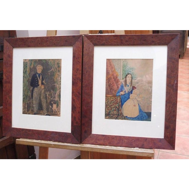Pair of Georgian and Regency Watercolour Portraits, circa 1760–1830 Material: Watercolour on paper A charming pair of...