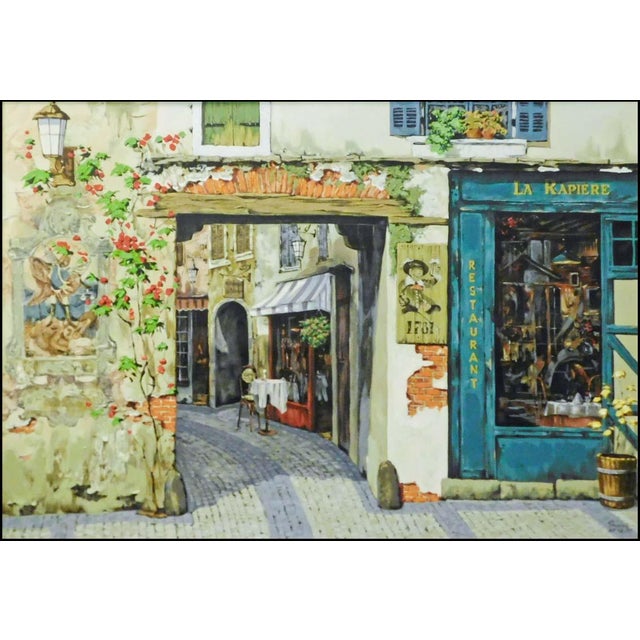 "La Rapiere" by Viktor Shvaiko Original limited edition serigraph on canvas, hand embellished This piece is hand signed &...