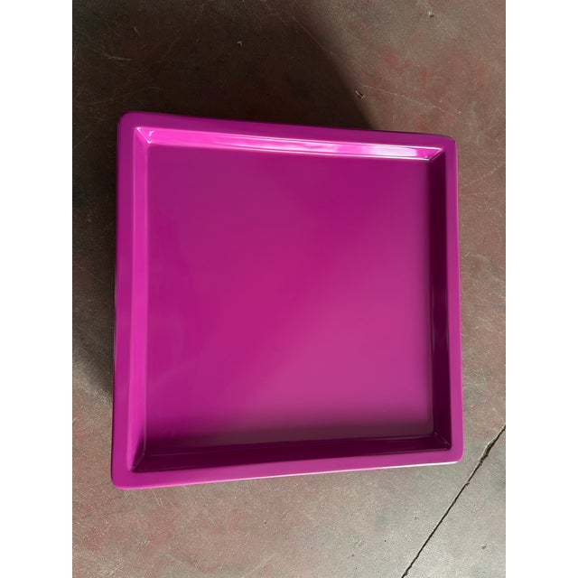 Purple Fiberglass Coffee Table, 1960s For Sale - Image 3 of 7