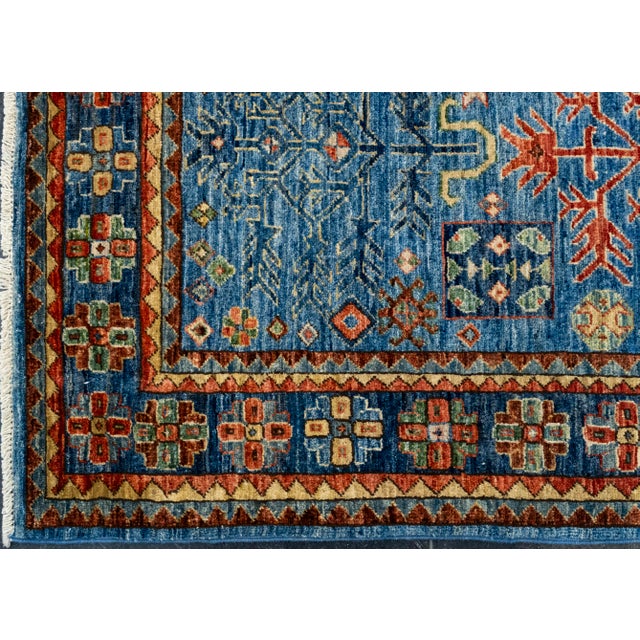 Oriental Handmade Runner Rug 5' x 10'7" #17011 For Sale - Image 4 of 8