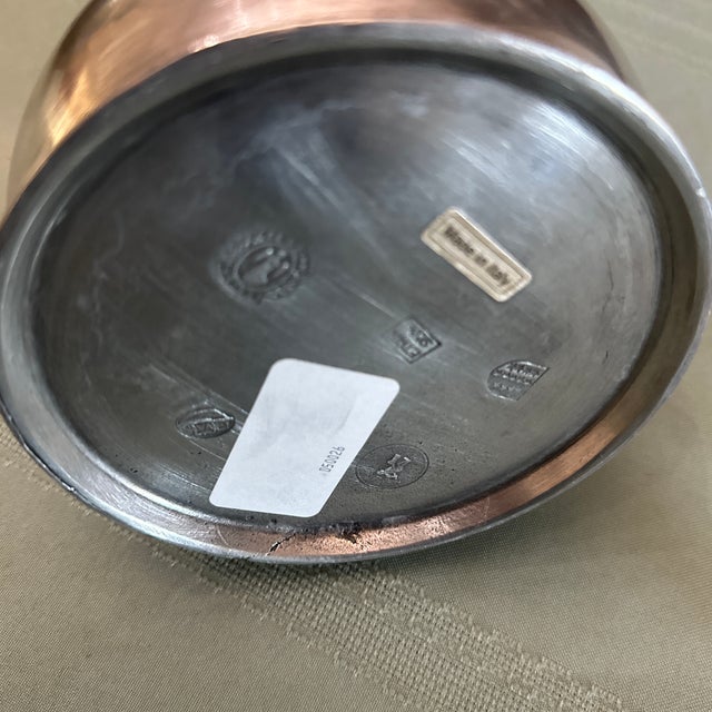 2000 - 2009 Beautiful Cosi Tabellini Distressed Rustic Pewter Pitcher For Sale - Image 5 of 12