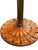 Antique 1910s Edward Miller Table Lamp With Original Copper Finish, 1920s Orange and Gold Mica Shade With Rewired Pullchain Socket For Sale - Image 10 of 18