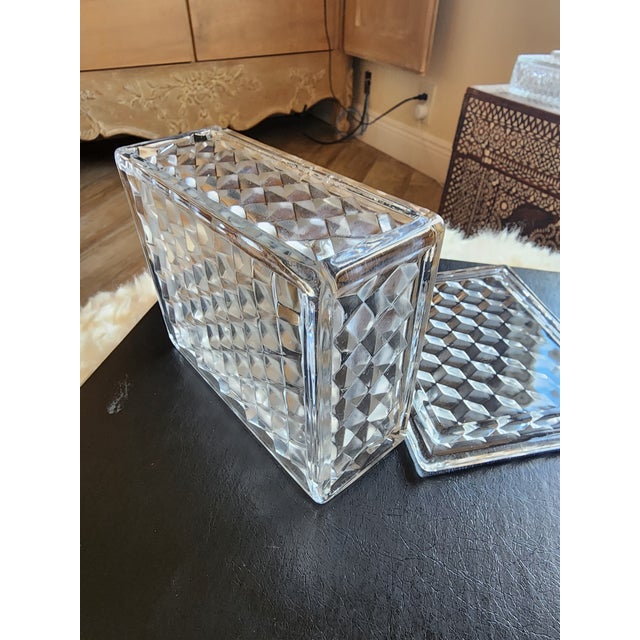 Traditional Fostoria Glass Box For Sale - Image 3 of 9