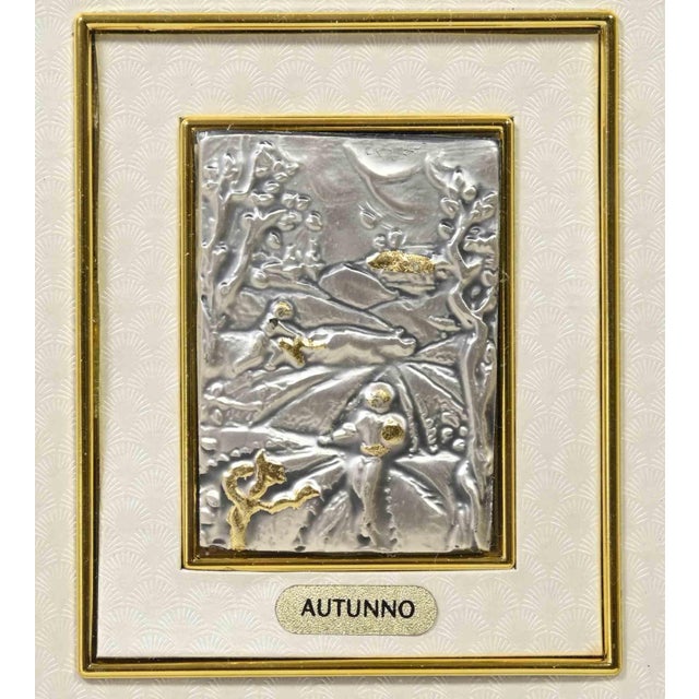 Autumn is an original modern artwork realized in the 1970s. Realized by Euroesse (label on the back) The artwork is...