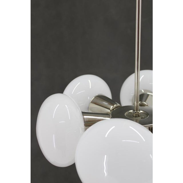 Chrome Plated 7 - Flamming Sputnik attributed to Kamenicky Senov, Czechoslovakia, 1970s For Sale - Image 4 of 10