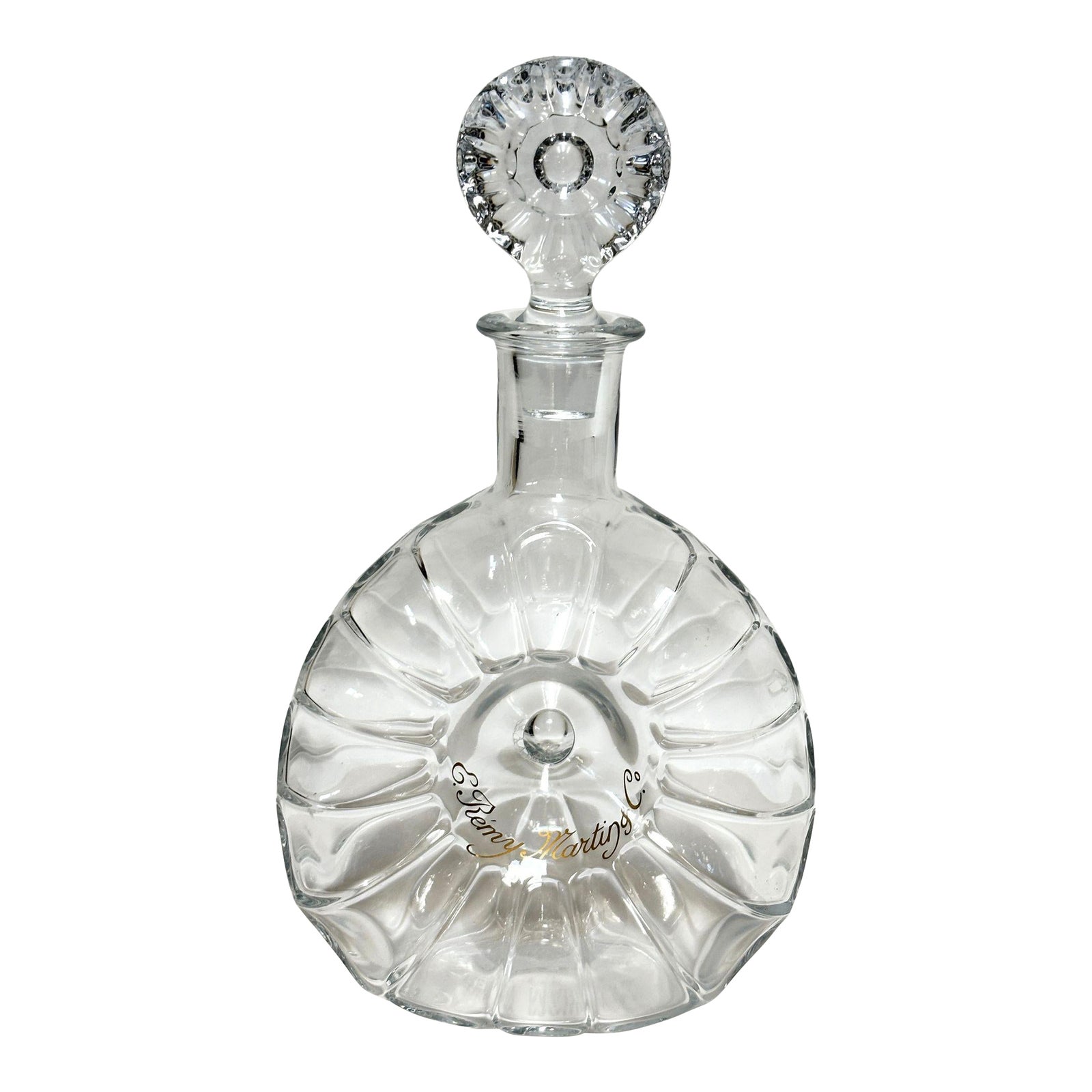 1960s Baccarat Crystal Rémy Martin “Centaure” Decanter Donut Shell Form ...