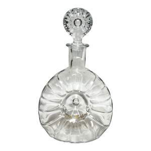 1960s Baccarat Crystal Rémy Martin “Centaure” Decanter Donut Shell Form France
