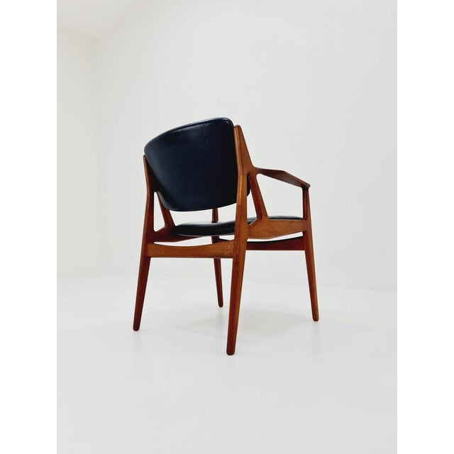 Arne Vodder Danish Teak Armchair by Arne Vodder for Vamo Möbler, 1960s For Sale - Image 4 of 11