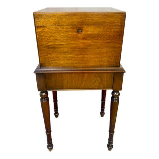 Antique Benson & Hedges Humidor/Side Table For Sale