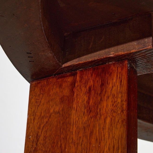 Art Deco Teakwood Pull Tabs Coffee Table For Sale - Image 6 of 18