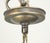 Metal Mid 20th Century Arts & Crafts Green Slag Glass Hexagonal Pendant Light - R291935 For Sale - Image 7 of 8