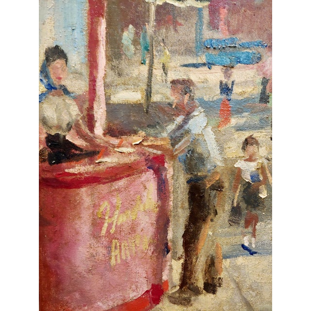 Paul Ortlip -1950s Palisades Amusement Park in Fort Lee New Jersey- Oil Painting For Sale In Los Angeles - Image 6 of 10