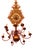 Flemish Two-Story Chandelier with Eagle For Sale