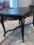 Rococo 1950s French Rococo / Mid Century Revival Center Table in Matte Ebonized Finish For Sale - Image 3 of 10