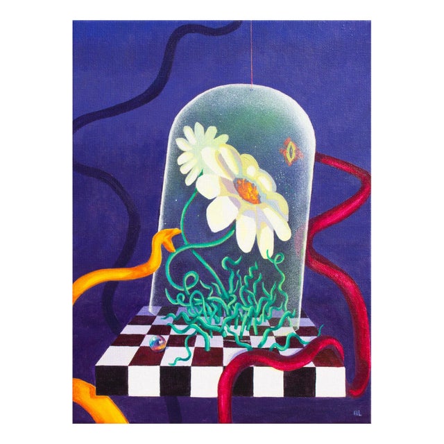 Laura Rubio Bañón, Naif, Acrylic on Canvas For Sale