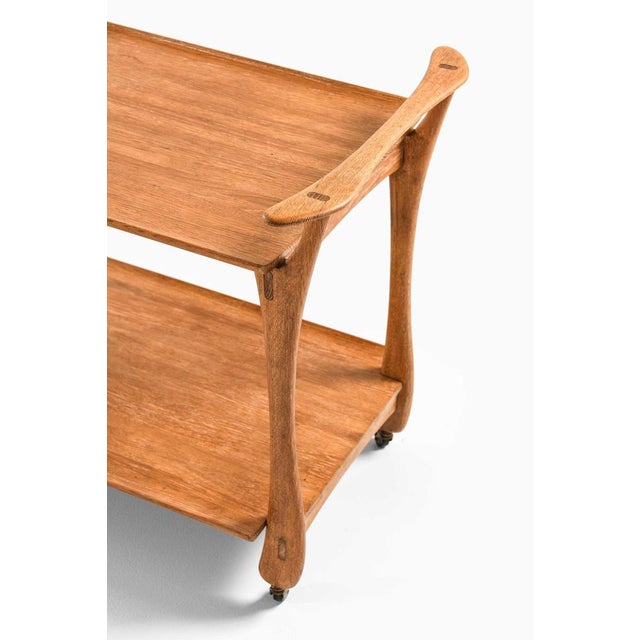 1950s Scandinavian Modern Oak Trolley by Jens Quistgaard, 1950s For Sale - Image 5 of 8