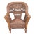 Willow Style Woven Wicker Outdoor Patio Sunroom Chair For Sale