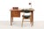 Scandinavian Desk with Sliding Mobile Drawer Block and Small Armchair, Denmark, 1970s, Set of 2 For Sale - Image 5 of 17