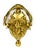 Vintage Cast Brass Medusa Door Knocker – Neoclassical / Grand Tour / Hollywood Regency For Sale In Houston - Image 6 of 10