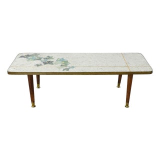 1950s Mosaic Coffee Table by Genaro Alvarez For Sale