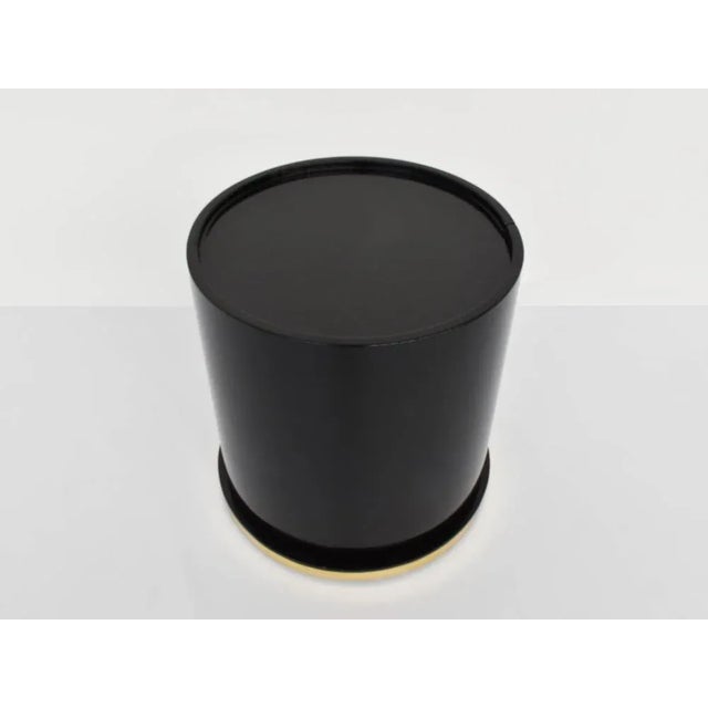 Black Lacquered Bedside Tables by Mario Sabot, 1970, Set of 2 For Sale - Image 3 of 7