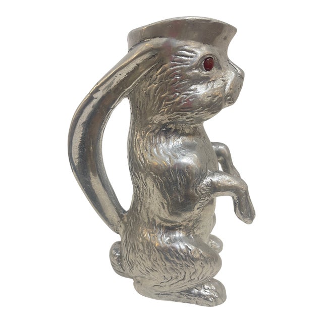 Vintage Arthur Court Bunny Pitcher, 1976 For Sale