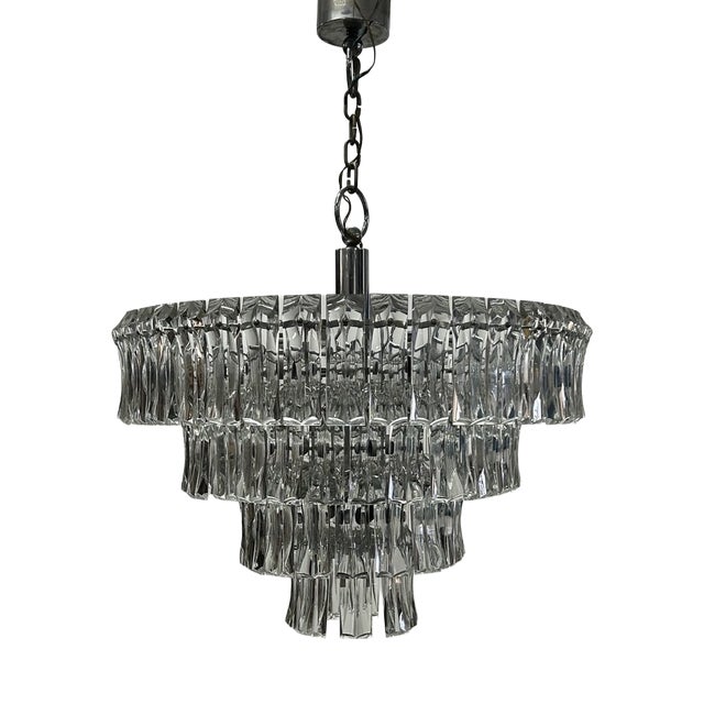 Chandelier from AV Mazzega, 1970s For Sale