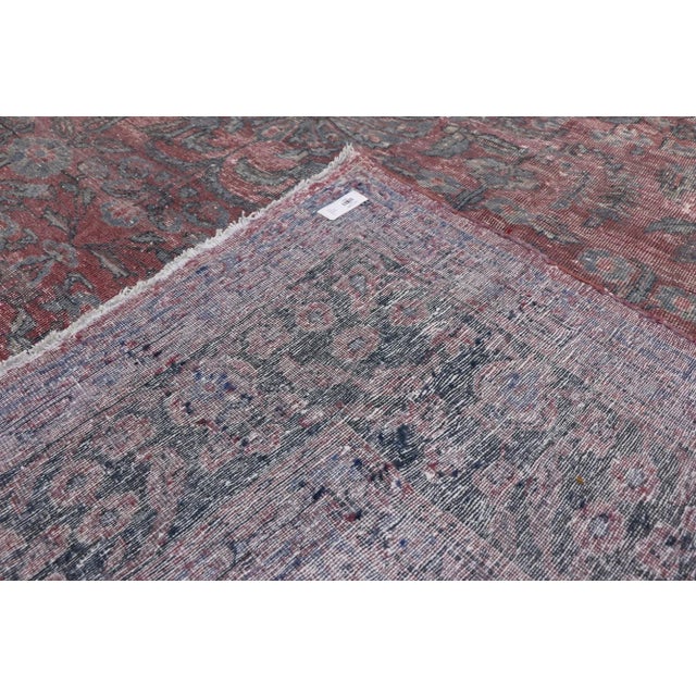 Late 19th Century Antique Persian Tabriz Rug, 09'00 X 12'03 For Sale - Image 5 of 7