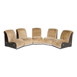 Mid-Century Seating Group, 1970s, Set of 5 For Sale