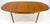 Selig Danish Teak Oval Boat Shape Dining Table w/ 21" Hide Away Pop Up Leaf For Sale - Image 4 of 12