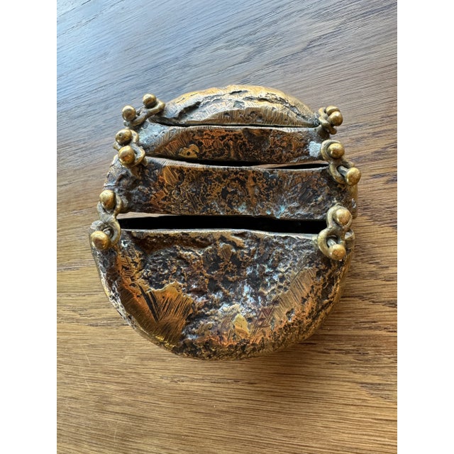 Mid 20th Century Articulating Bronze Abstract Sculpture For Sale - Image 13 of 16