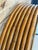 Monumental Vintage Bent Rattan Circular Wall Shelf Manner of Paul Frankl For Sale In Naples, FL - Image 6 of 12