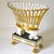 Antique Early 19th Century French Empire Paris Porcelain Corbeille or Basket With Lion Paw Feet Circa 1820 For Sale - Image 4 of 14