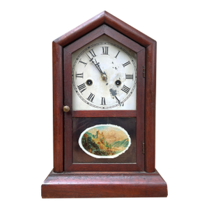 Late 1800s 8-Day Clock by the Ingraham and Co Clock Company (Bristol, Ct).