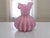Seguso vase in pink Murano glass, opaline, vintage, 1960s. This type of glass is also called alabaster glass and is an...