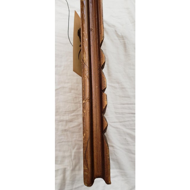 1980s Carole Gerst Katz Textured Floral Art Impasto Oil Painting in Ornate Gold Gilted Wood Frame Signed For Sale - Image 13 of 18