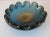 Murano Blue Golden Flower Bowl by Seguso, 1960s For Sale - Image 7 of 8