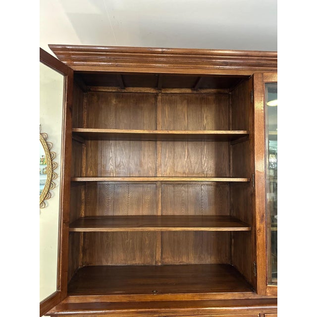 Oak Display Cabinet, 1920 For Sale - Image 12 of 18
